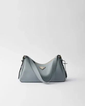 Bolso de hombro mediano de piel Prada Aimae