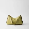 Bolso de hombro mediano de piel Prada Aimae