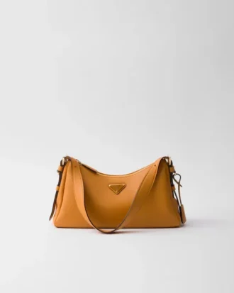 Bolso de hombro mediano de piel Prada Aimae