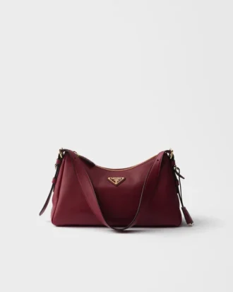 Bolso de hombro mediano de piel Prada Aimae