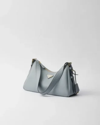 Bolso de hombro mediano de piel Prada Aimae