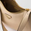 Bolso de hombro mediano de piel Prada Aimae
