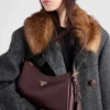 Bolso de hombro mediano de piel Prada Aimae Bolso de hombro mediano de piel Prada Aimae