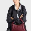 Bolso de hombro mediano de piel Prada Aimae Bolso de hombro mediano de piel Prada Aimae
