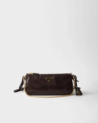 Bolso de hombro mediano de piel Prada Re-Edition 2002