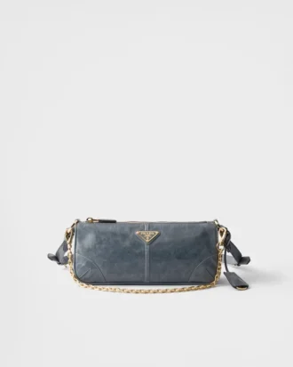 Bolso de hombro mediano de piel Prada Re-Edition 2002