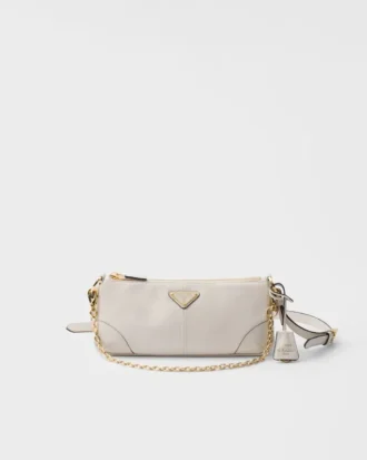Bolso de hombro mediano de piel Prada Re-Edition 2002