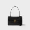 Bolso de hombro mediano de piel Prada Soft de Prada Bolso de hombro mediano de piel Prada Soft de Prada