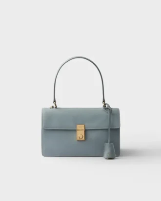 Bolso de hombro mediano de piel Prada Soft de Prada