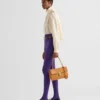Bolso de hombro mediano de piel Prada Soft de Prada