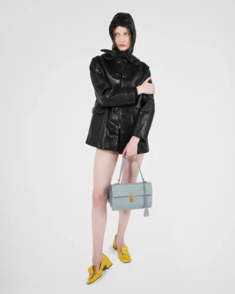 Bolso de hombro mediano de piel Prada Soft de Prada