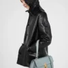 Bolso de hombro mediano de piel Prada Soft de Prada Bolso de hombro mediano de piel Prada Soft de Prada