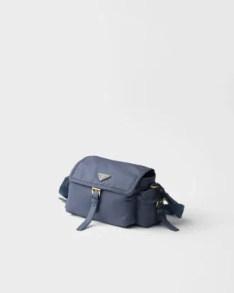 Bolso de hombro mediano Prada Explore de Re-Nylon con solapa