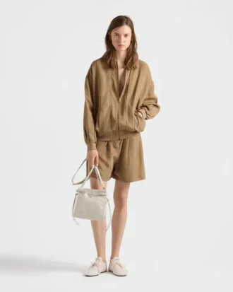 Bolso de hombro mini de piel Bonnie de Prada