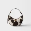 Bolso de hombro mini de piel estampada Prada Arqua Bolso de hombro mini de piel estampada Prada Arqua