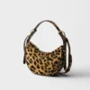 Bolso de hombro mini de piel estampada Prada Arqua Bolso de hombro mini de piel estampada Prada Arqua