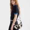 Bolso de hombro mini de piel estampada Prada Arqua Bolso de hombro mini de piel estampada Prada Arqua