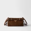 Bolso de hombro pequeño de ante Prada Bonnie Bolso de hombro pequeño de ante Prada Bonnie
