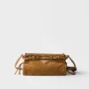 Bolso de hombro pequeño de ante Prada Bonnie Bolso de hombro pequeño de ante Prada Bonnie