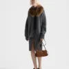 Bolso de hombro pequeño de ante Prada Bonnie Bolso de hombro pequeño de ante Prada Bonnie