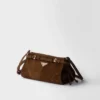Bolso de hombro pequeño de ante Prada Bonnie Bolso de hombro pequeño de ante Prada Bonnie