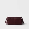 Bolso de hombro pequeño de ante Prada Bonnie Bolso de hombro pequeño de ante Prada Bonnie