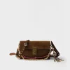 Bolso de hombro pequeño de ante Prada Soft de Prada Bolso de hombro pequeño de ante Prada Soft de Prada