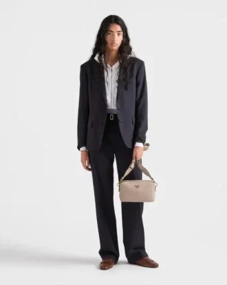 Bolso de hombro pequeño de piel