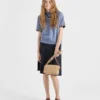 Bolso de hombro pequeño de piel Bolso de hombro pequeño de piel