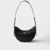 Bolso de hombro pequeño de piel Prada Arqua Bolso de hombro pequeño de piel Prada Arqua