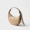 Bolso de hombro pequeño de piel Prada Arqua Bolso de hombro pequeño de piel Prada Arqua