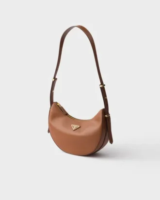 Bolso de hombro pequeño de piel Prada Arqua