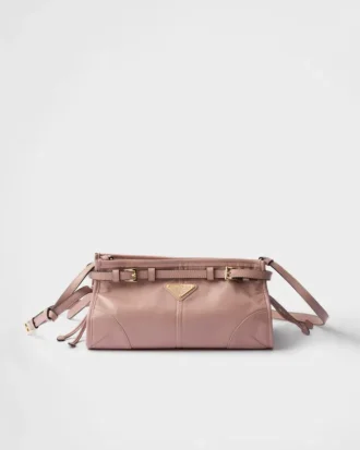 Bolso de hombro pequeño de piel Prada Bonnie