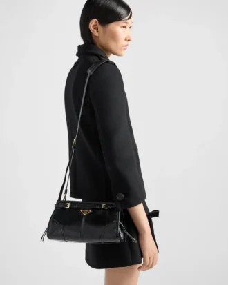Bolso de hombro pequeño de piel Prada Bonnie