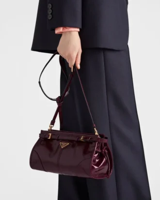 Bolso de hombro pequeño de piel Prada Bonnie