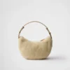 Bolso de hombro Prada Arqué de piel de oveja y cuero Bolso de hombro Prada Arqué de piel de oveja y cuero