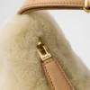 Bolso de hombro Prada Arqué de piel de oveja y cuero Bolso de hombro Prada Arqué de piel de oveja y cuero