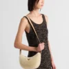 Bolso de hombro Prada Arqué de piel de oveja y cuero Bolso de hombro Prada Arqué de piel de oveja y cuero