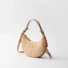 Bolso de hombro Prada Arqua de ganchillo Bolso de hombro Prada Arqua de ganchillo