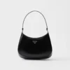 Bolso de hombro Prada Cleo de piel cepillada Bolso de hombro Prada Cleo de piel cepillada