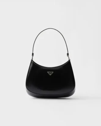 Bolso de hombro Prada Cleo de piel cepillada