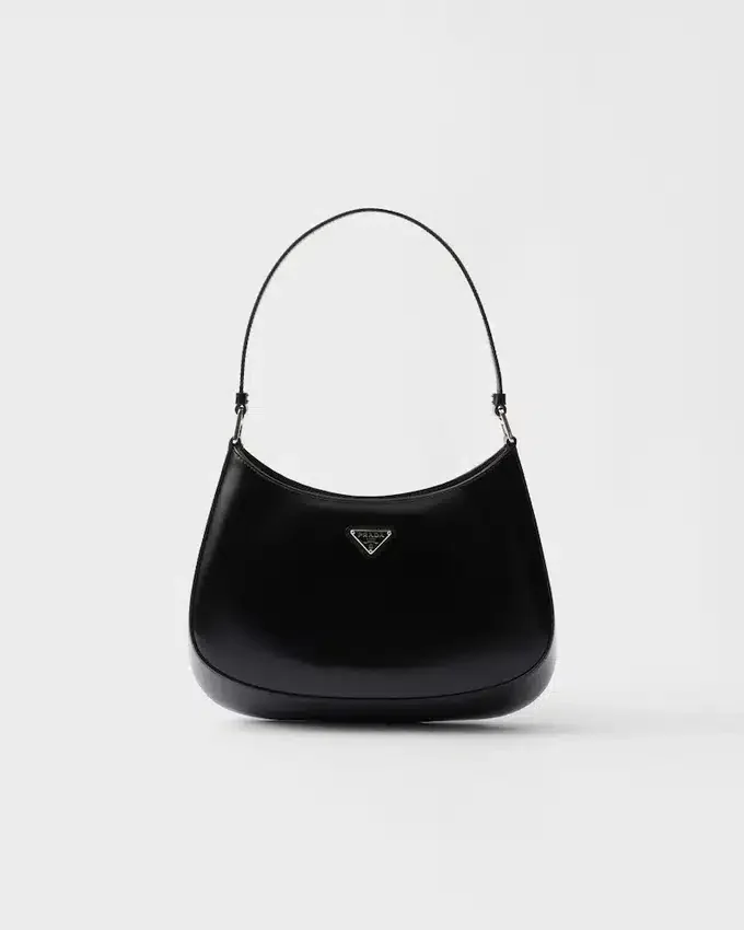 Bolso de hombro Prada Cleo de piel cepillada Bolso de hombro Prada Cleo de piel cepillada