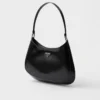 Bolso de hombro Prada Cleo de piel cepillada Bolso de hombro Prada Cleo de piel cepillada