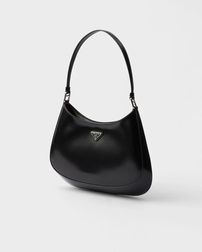 Bolso de hombro Prada Cleo de piel cepillada Bolso de hombro Prada Cleo de piel cepillada