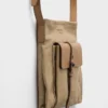 Bolso de hombro Prada Route de lona y piel Bolso de hombro Prada Route de lona y piel