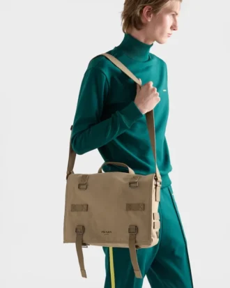 Bolso de lona con bandolera