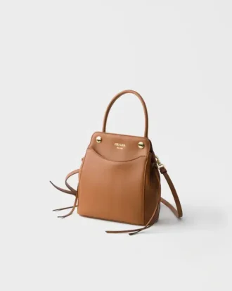 Bolso de mano de piel Prada Carry Mini
