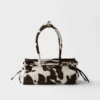 Bolso de mano mediano de piel estampada Prada Bonnie Bolso de mano mediano de piel estampada Prada Bonnie
