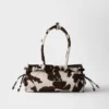 Bolso de mano mediano de piel estampada Prada Bonnie Bolso de mano mediano de piel estampada Prada Bonnie