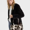 Bolso de mano mediano de piel estampada Prada Bonnie Bolso de mano mediano de piel estampada Prada Bonnie